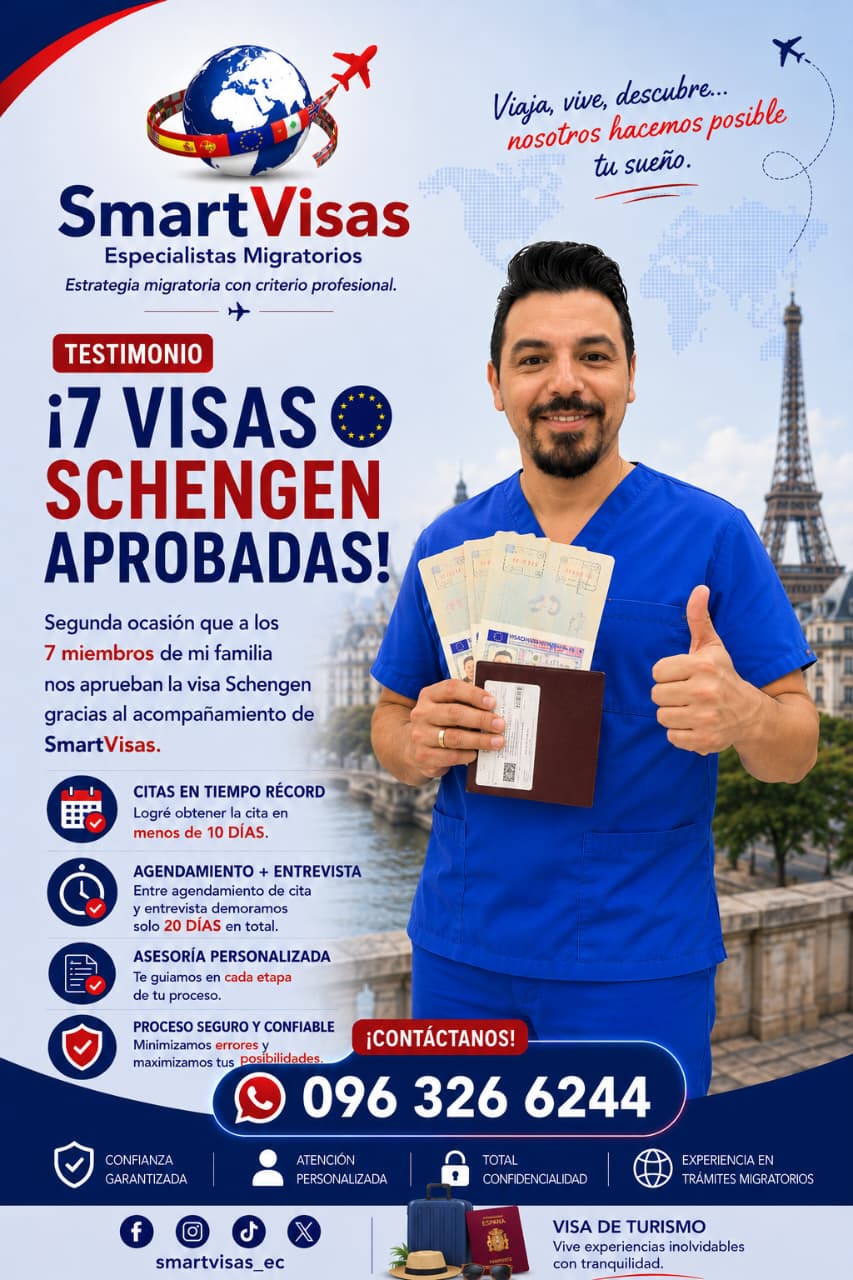 Caso real: 7 visas Schengen aprobadas para una familia